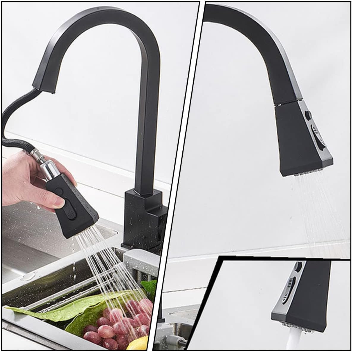 TORNEIRA DE COZINHA GOURMET BLACK LUX