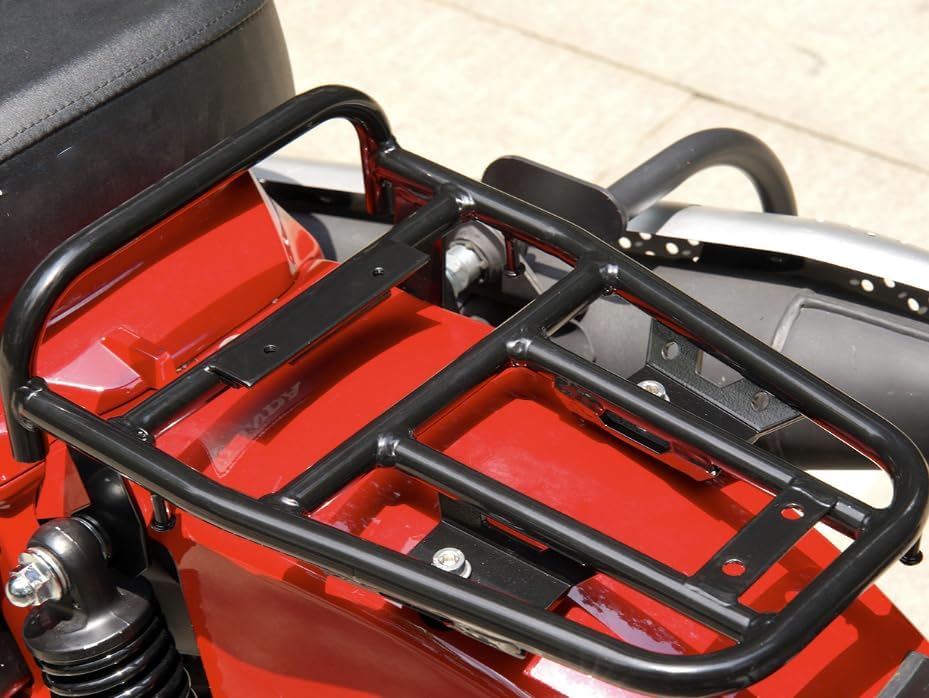 Mirrores バイク用後部座席パッドと後部荷物ラック ワイドシート ブラック For Hunter Cub CT125 適用車種