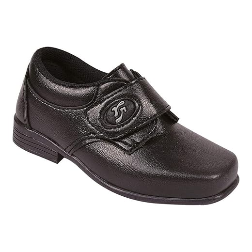 Sapato Social Infantil Menino Brasão Preto