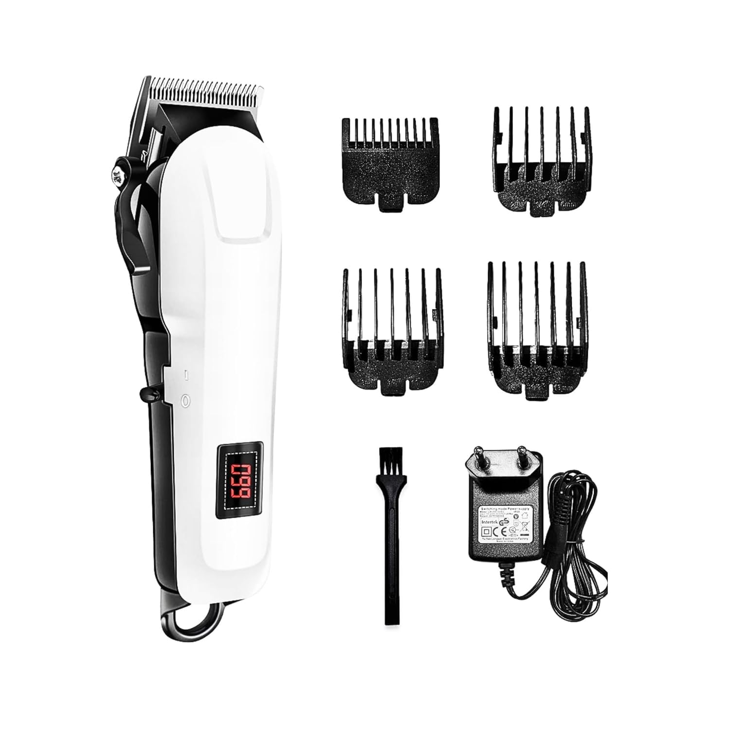 abgrow Male Professionals Design Perfect Shaver And Hair Trimmercut Rechargeable Beard And Moustaches Hair Machine Trimming With Cord And Without Cordless Use(White)-picture-45