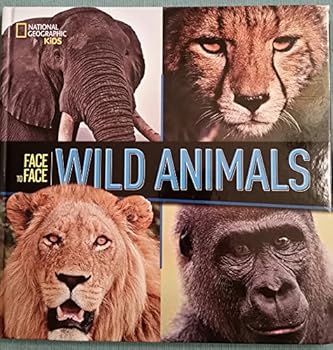 Hardcover Face to Face: Wild Animals Book