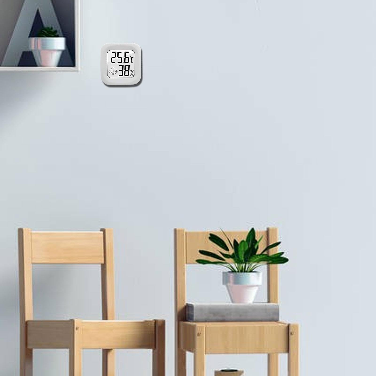 Termohigrómetro Digital Smile - Monitor De Humedad Y Temperatura Para Hogar/Invernadero