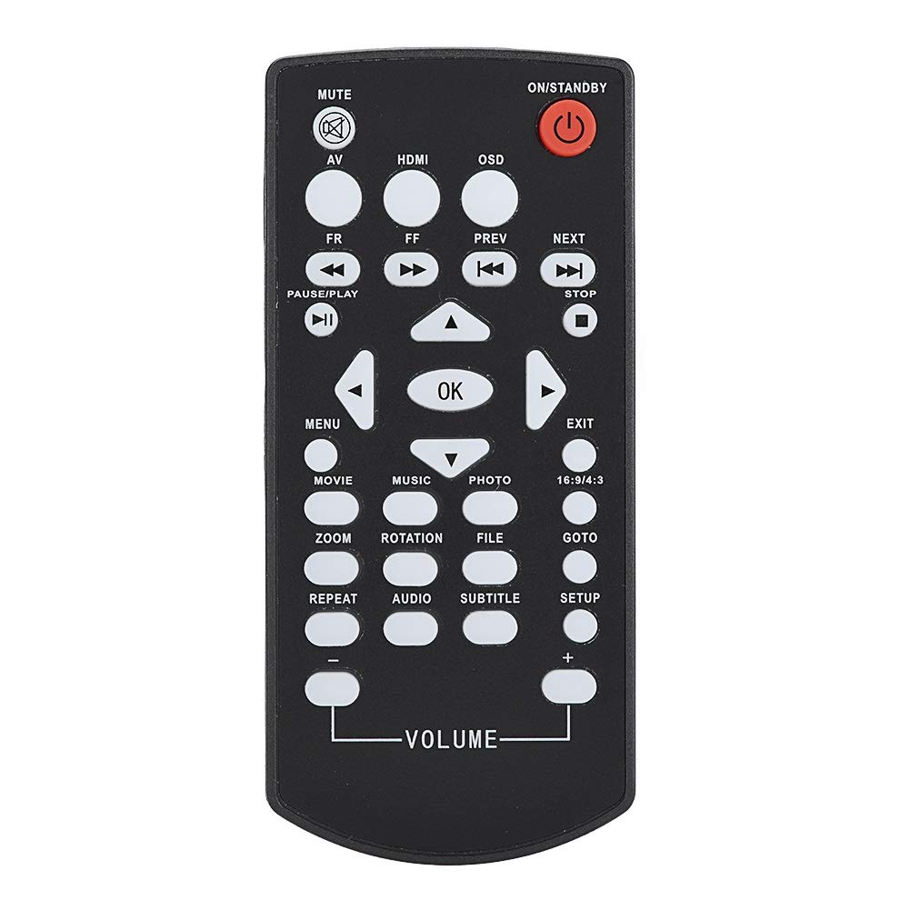 Reproductor Multimedia 1080P HDMI, Reproductor de Video HD, Lectura de SD/MMC/MS, Decodificación 1080P hasta 100 Mbps, Soporte de Lenguas Múltiples, Compatible con Todos los Formatos HD(yo)