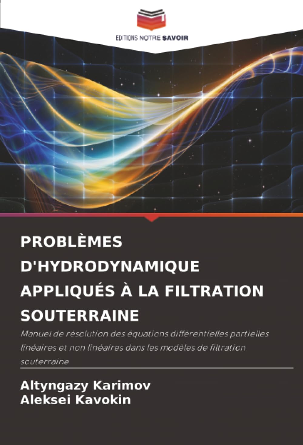 PROBLÈMES D'HYDRODYNAMIQUE APPLIQUÉS À LA FILTRATION SOUTERRAINE: Manuel de résolution des équations différentielles partielles linéaires et non linéaires dans les modèles de filtration souterraine