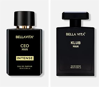 CEO Man Intense & KLUB Man Eau de Parfum Combo | Long-Lasting Perfumes for Men | Fresh, Spicy, Woody Fragrances | 2 x 100ml