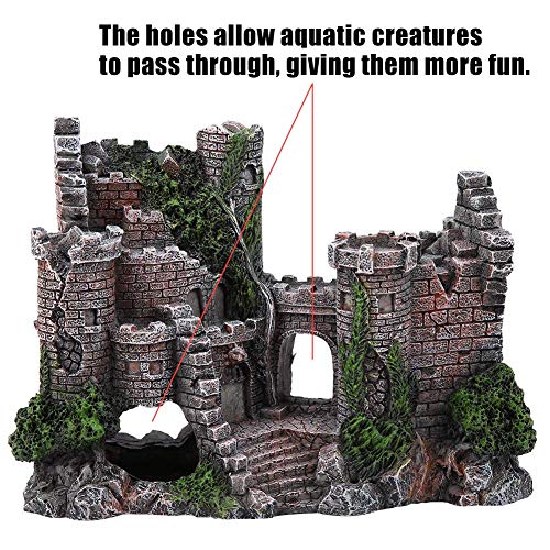 Ornamento Marino dell'acquario del carro Armato di Pesce Artificiale Casa in Resina Nascondi Decorazioni della Grotta del Castello - Image 6