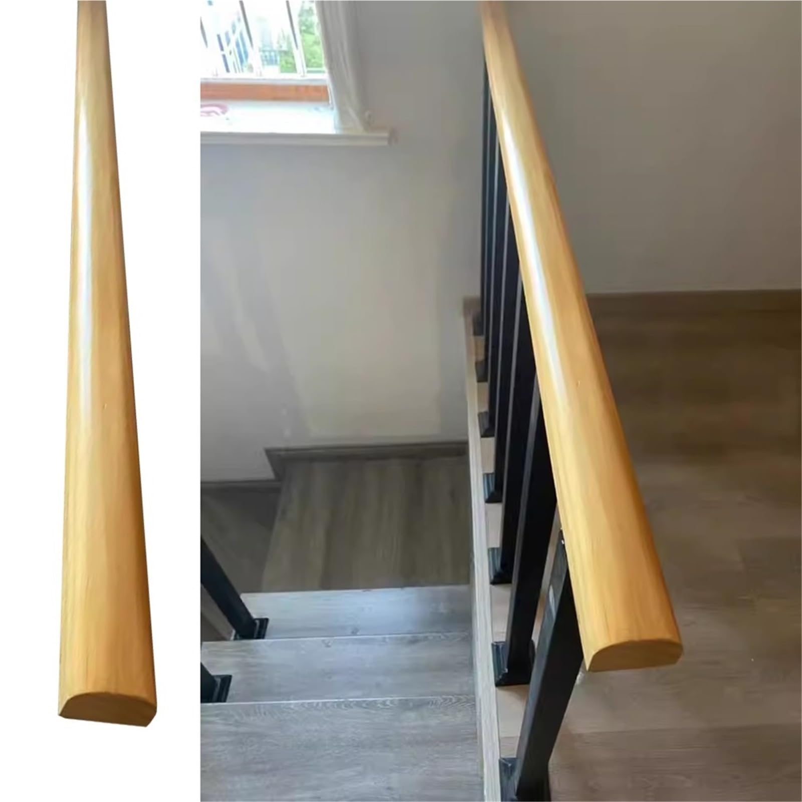 Poteau d'escalier sur mesure de 30 à 160 cm pour remplacer une rampe instable