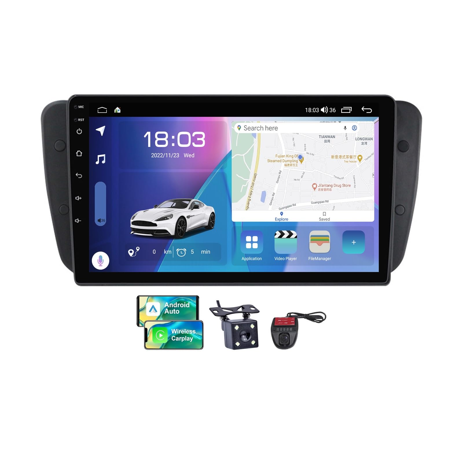 Autoradio Android 13 Seat Ibiza 9 pouces redonnez de la modernité à vos trajets quotidiens