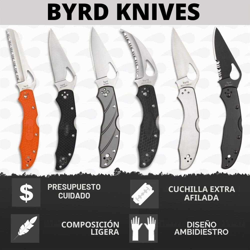 SPYBYR Byrd By04P2 Cuchillo Tascabile,Unisex - Adultos, Multicolor, un tamaño