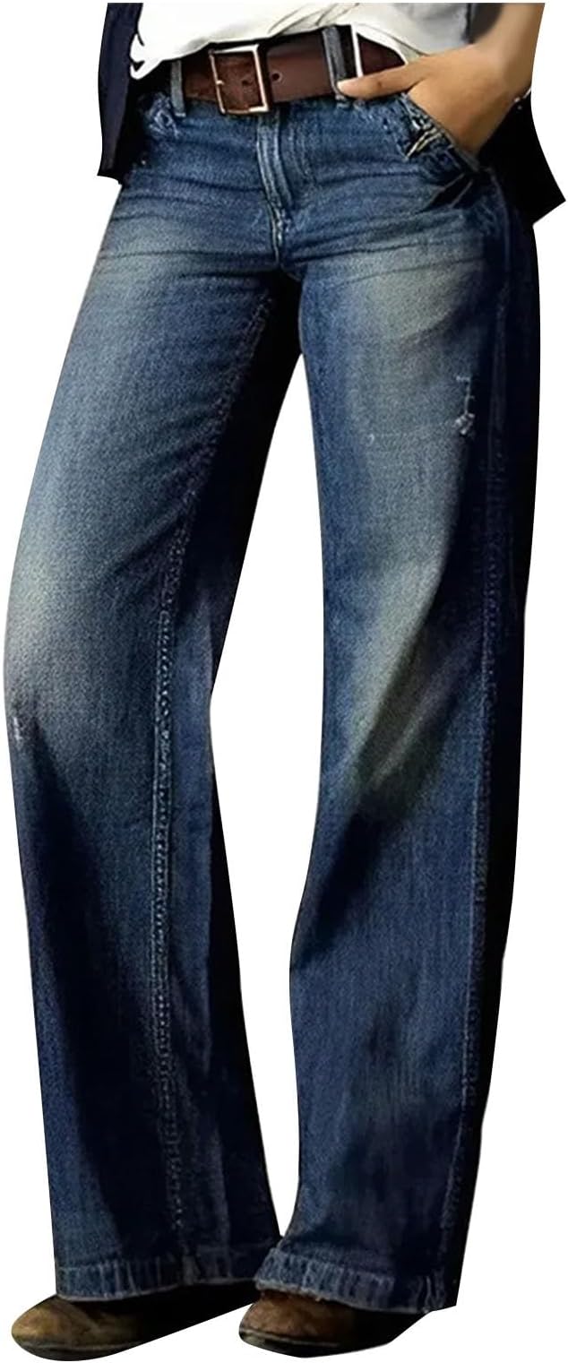 black boots and blue jeans