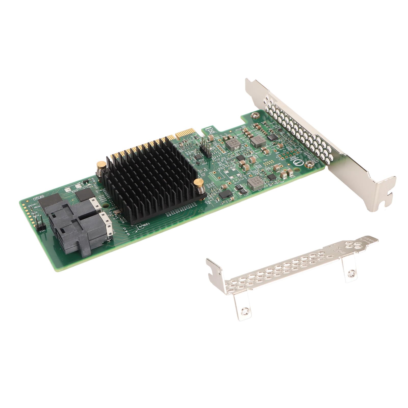Sxhlseller Tarjeta Controladora 12Gbps PCIe 3.0 X8 Mini SAS HD SFF8643