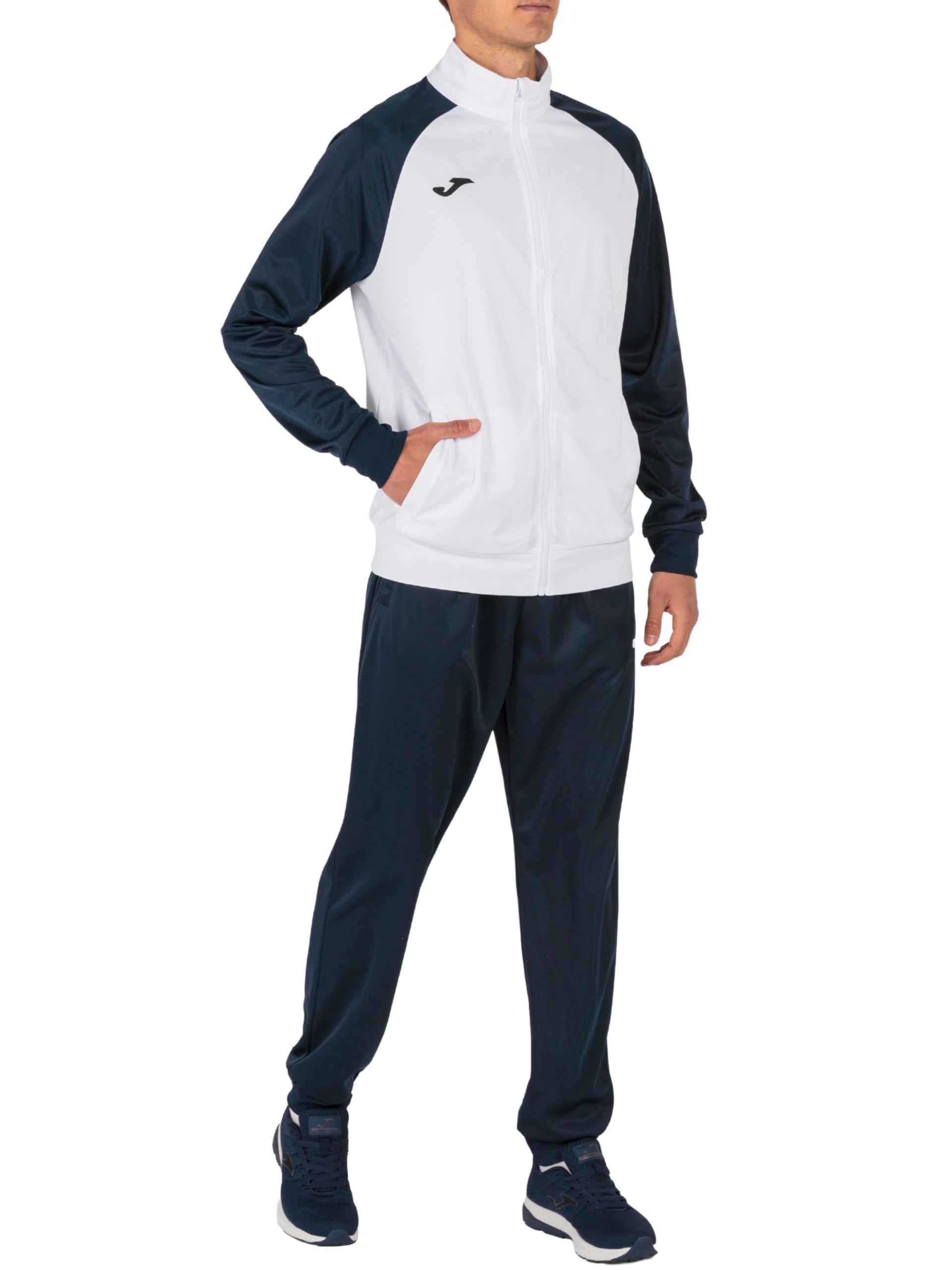 Joma Academy IV Tracksuit White-Navy, L