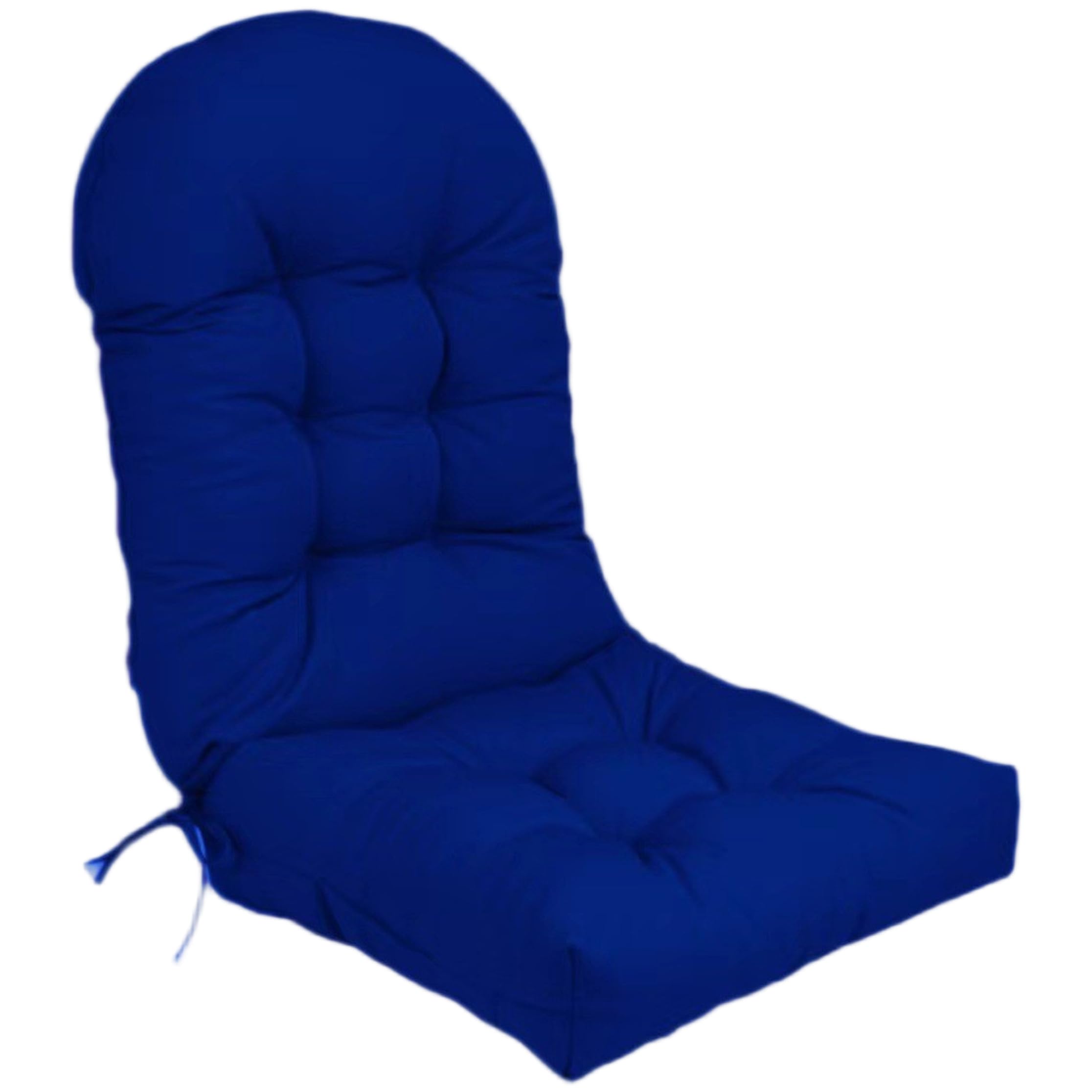 Xdyyjrasa Rocking Chair Cushion - Thickened Adirondack Chair Cushion, High-Resilience Waterproof Pad 43.3x19.7 Inch for Indoor Outdoor, Royal Blue