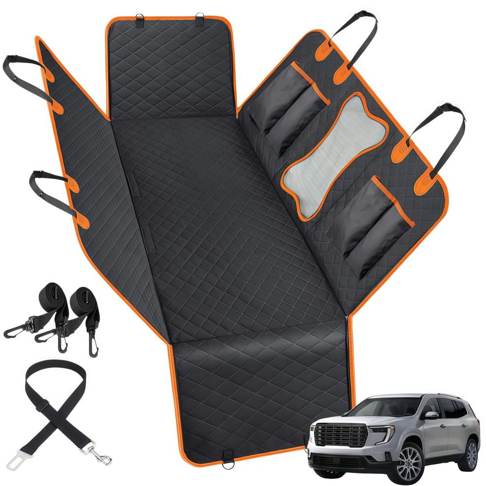 Housse Voiture Chien pour Cupra Raval Concept,Protection Voiture Chien Siege Arriere,Hamac pour Chien Voiture,Imperméable Anti-Rayures,Entretien Facile,137X147 cm