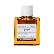 KORRES LEFKO Eau de Toilette per uomo e donna, fragranza unisex, floreale, pudica, 88% ingredienti naturali, vegan, 50 ml