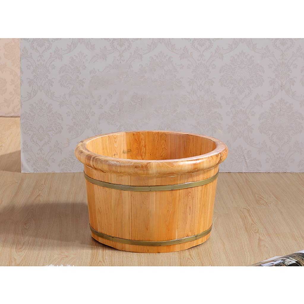 Vaschetta per i Piedi, Secchio per Vasca per pediluvio, Massaggio, Spa, Sauna, Ammollo, Pediluvio Secchio in Legno Spa per Piedi Lavabo per Uso Domestico Pratico Comfortable Anniversary