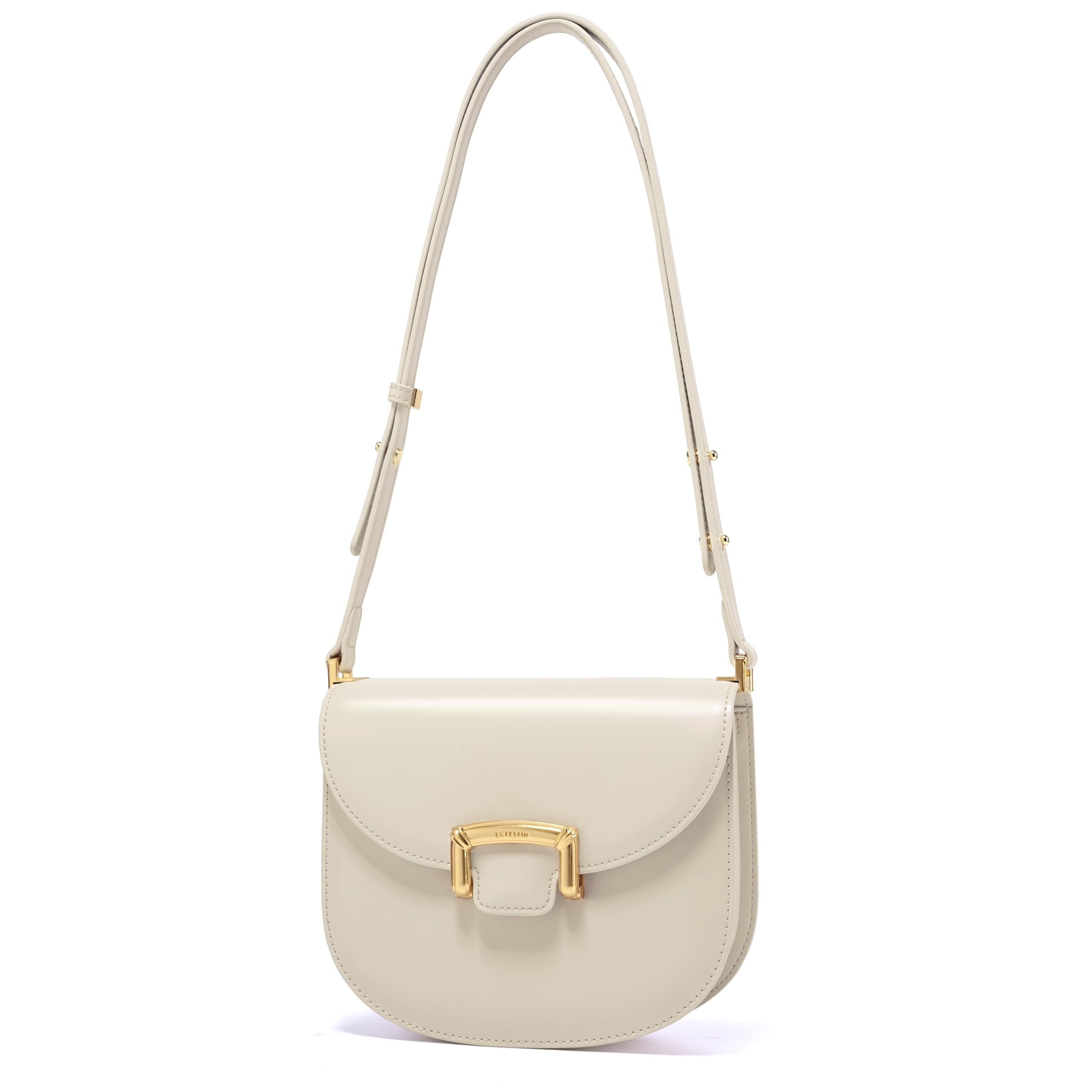 LAFESTIN Small Split Leather Crossbody Purses For Women with Adjustable Strap Shoulder Handbags with Credit Card Slot