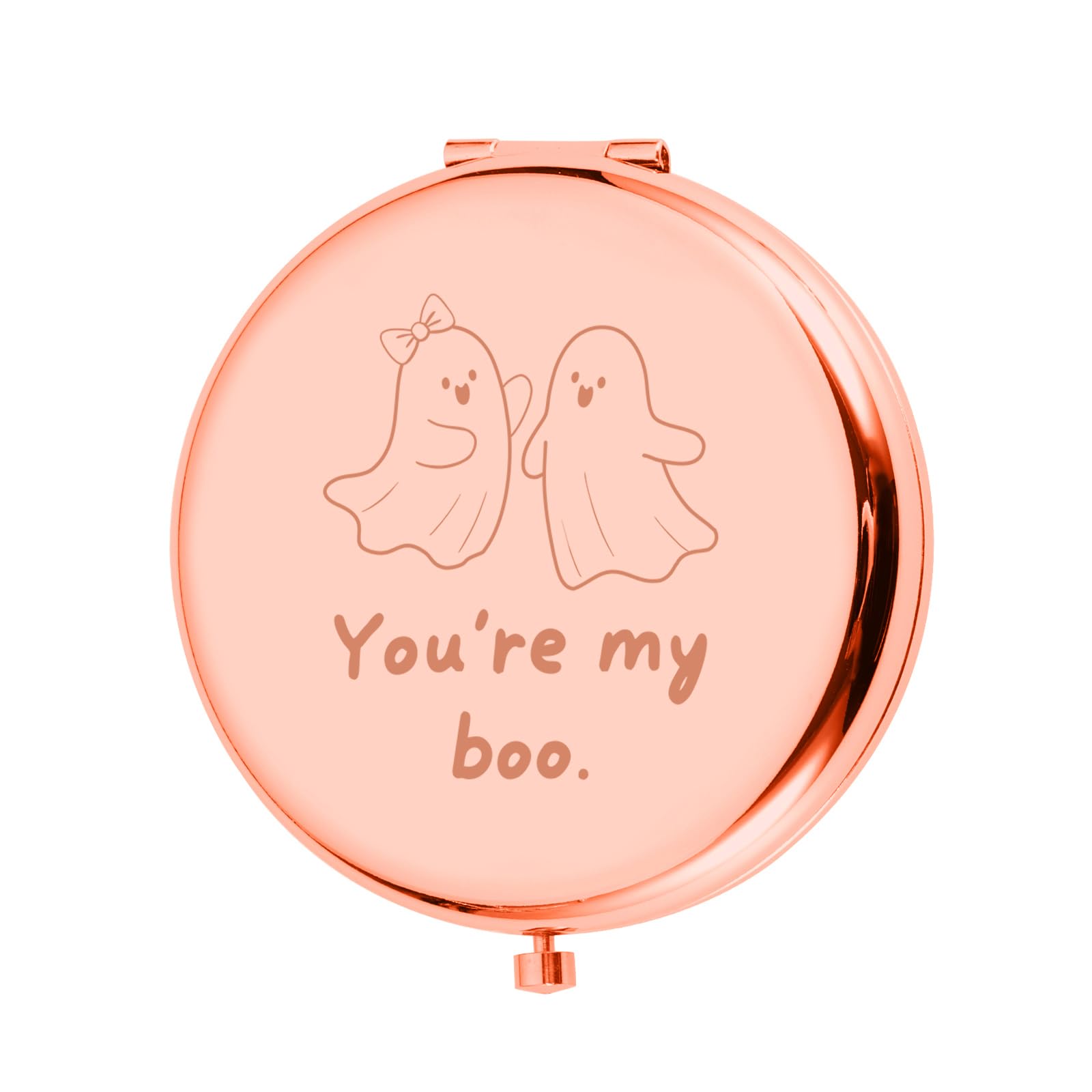 Halloween Boo Basket Stuffers for Women Compact Mirror Halloween Party Supplies for Girlfriend Wife Boo Basket Stuffers for Her Unique 1st 11th Wedding Anniversary Steel Gifts White Elephant Christmas-image-39