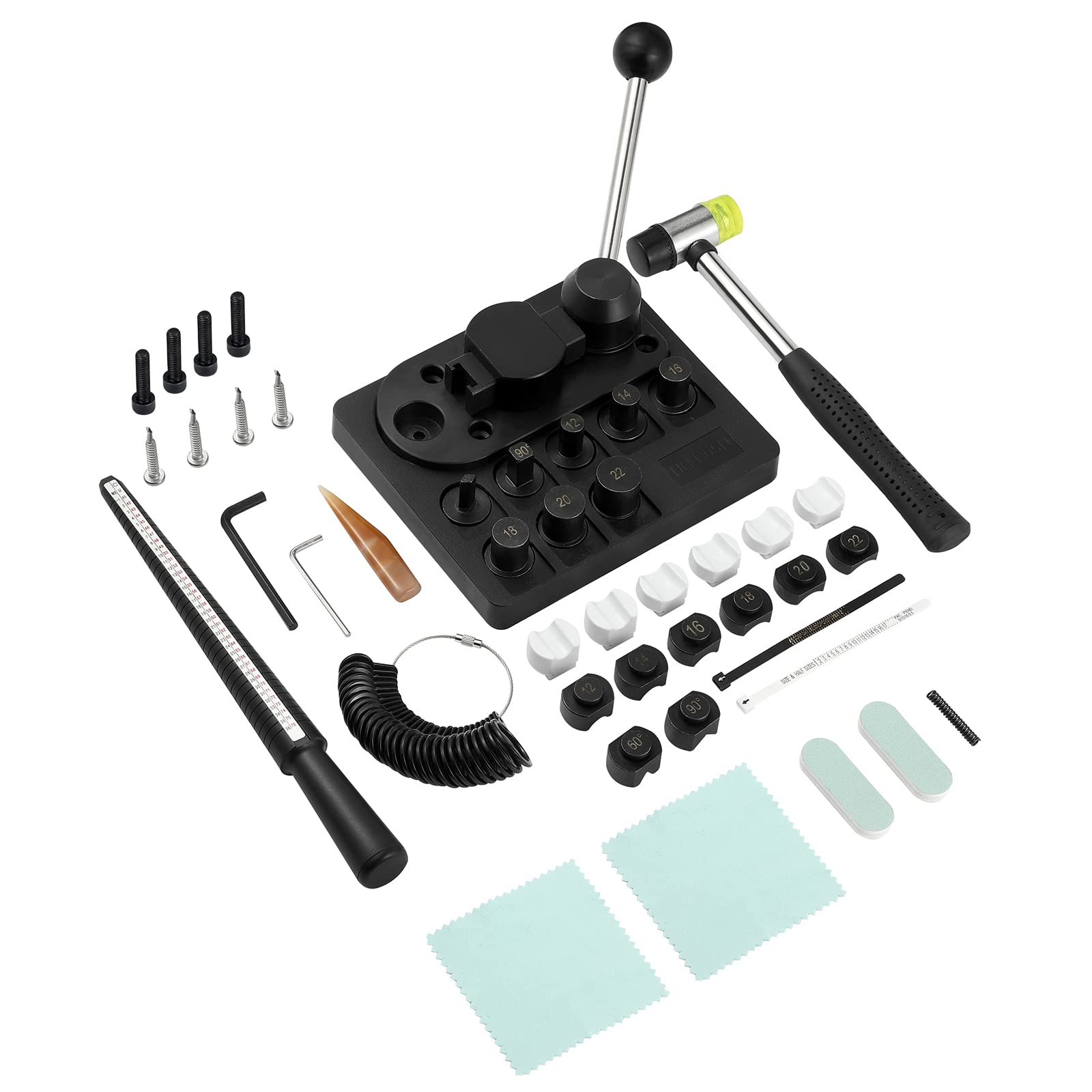 DWIKE Ring Bender Tool with Nylon Dies, Ring Making Kit