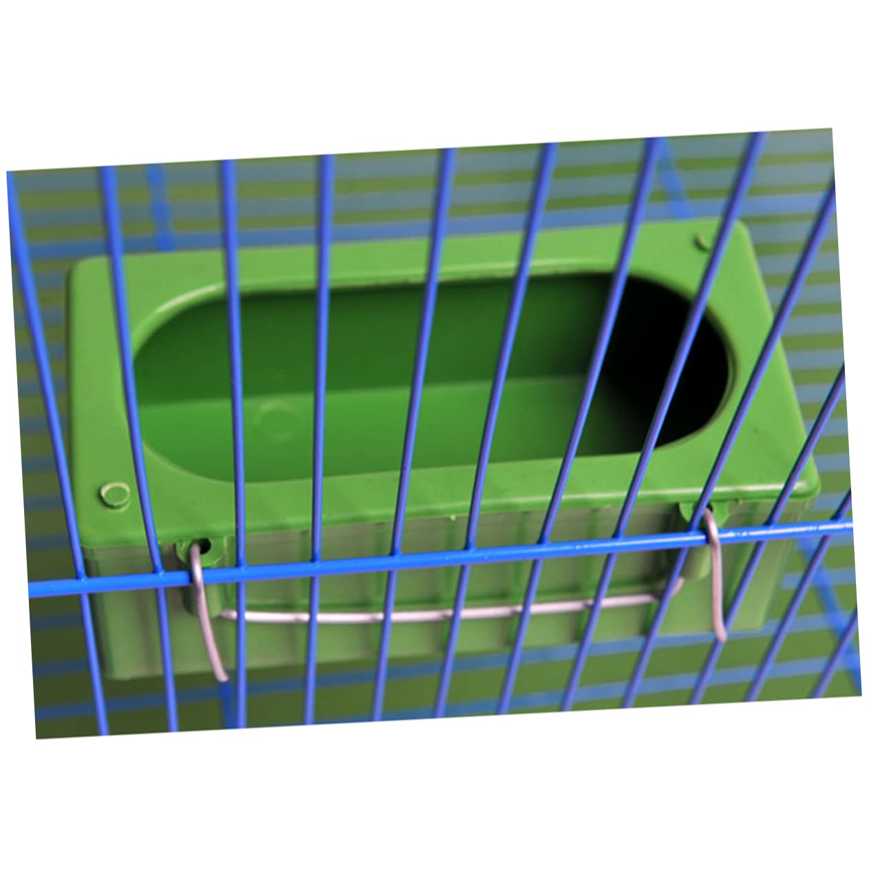 Mangeoire à Pigeons Plastique Vert Anti-éclaboussures, Lot de 10 | Facile à Remplir Nettoyer, Usage Maison ou Boutique, pour Calopsitte et Oiseau de Compagnie