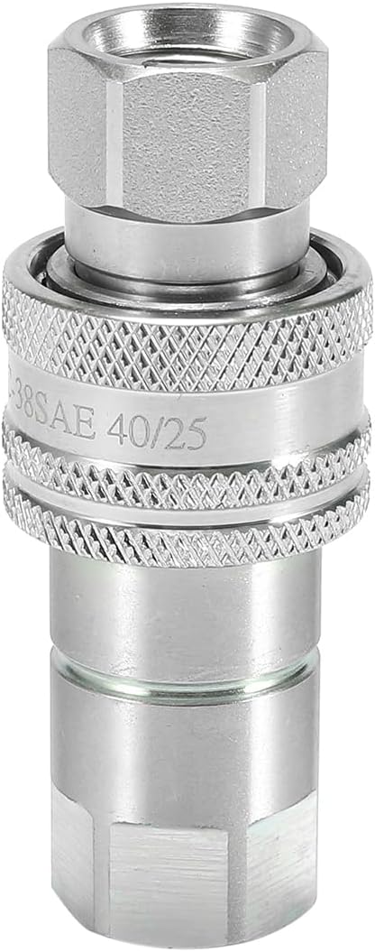 AW32184 Female and Male Flat Face Quick Coupler Fits for John Deere H120 D120 220R Loaders