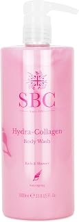 SBC Skincare Hydra-Collagen Body Wash - 1000ml | Luxurious Shower Gel | Hydrating And Cleansing Collagen Shower Cream | Soap Free Bath And Shower Cream