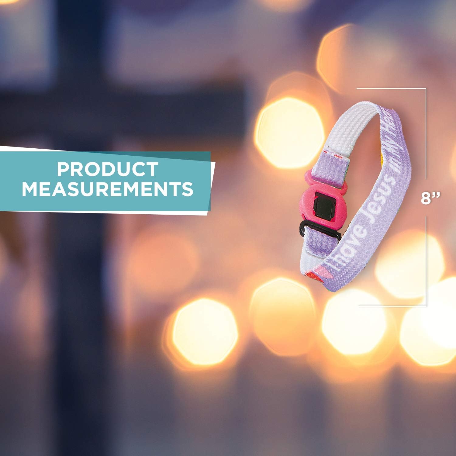 Fun Express Mega Religious Friendship Bracelets (150 bulk assortment) VBS Friendship Bracelets - Image 3