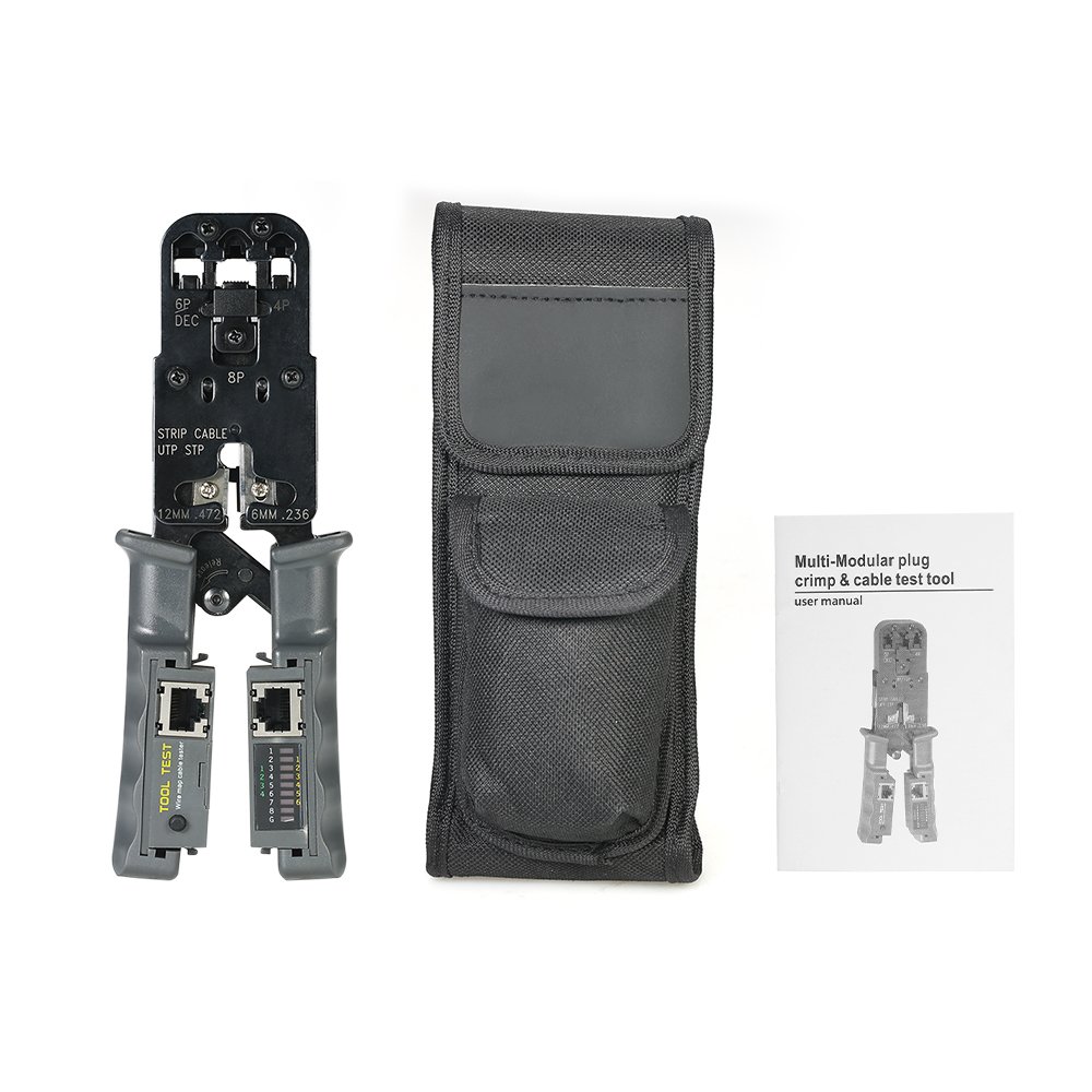 Générique Multifonctions Pince, RJ45 Pince, Pince à sertir, Pince à sertir, Cutter