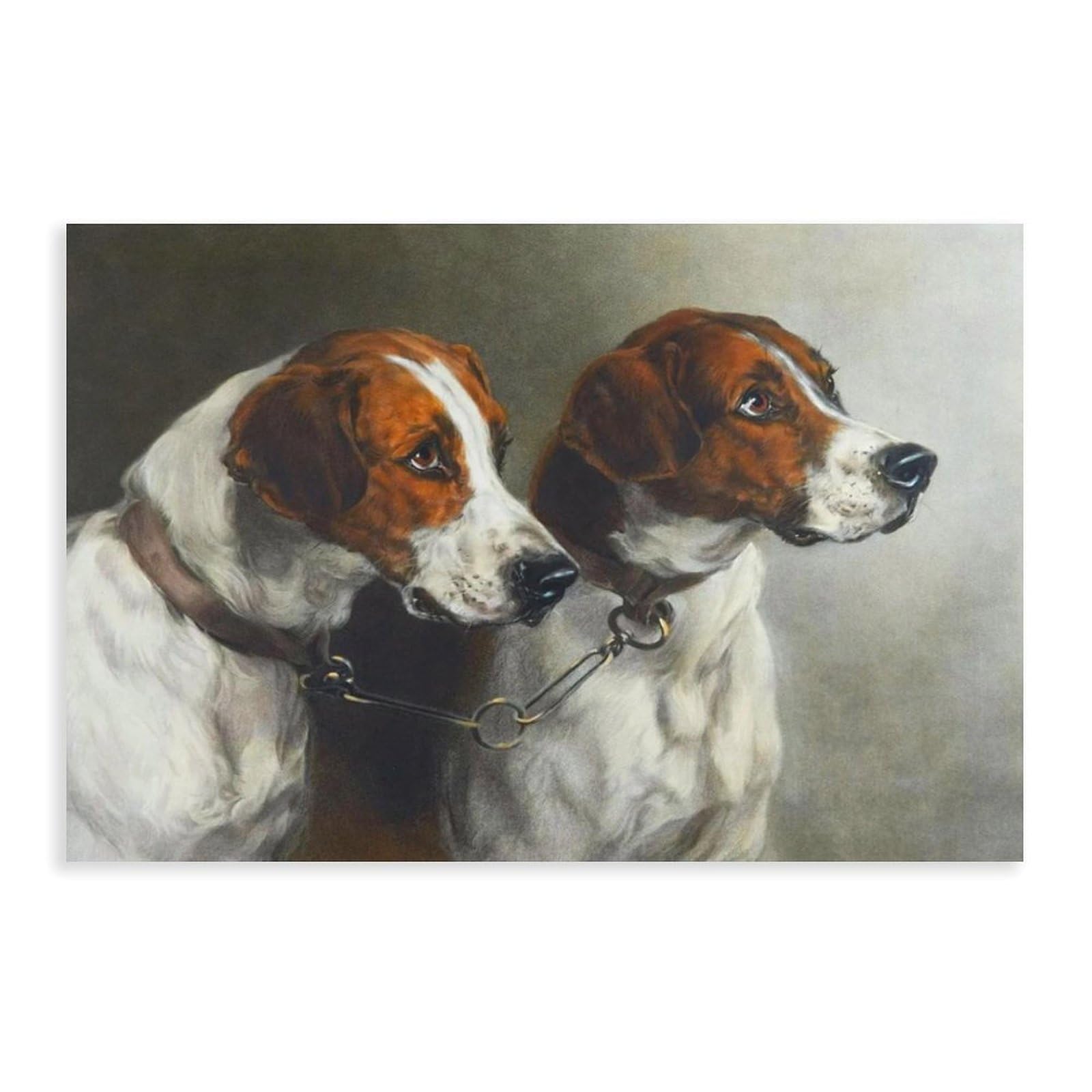 Bareronor Foxhounds Aft. Heywood Hardy Canvas Poster Bedroom Decor Landscape Office Room Decor Gift 24" L X 36" W