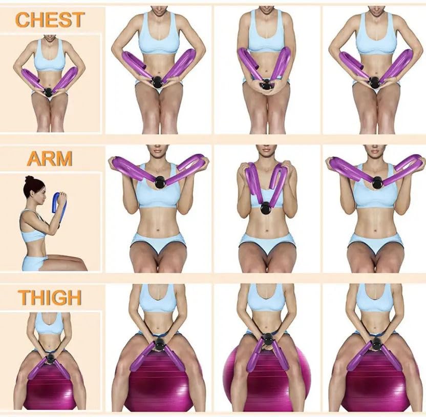 Ejercitador multifuncional para muslos y abdomen miniatura 3