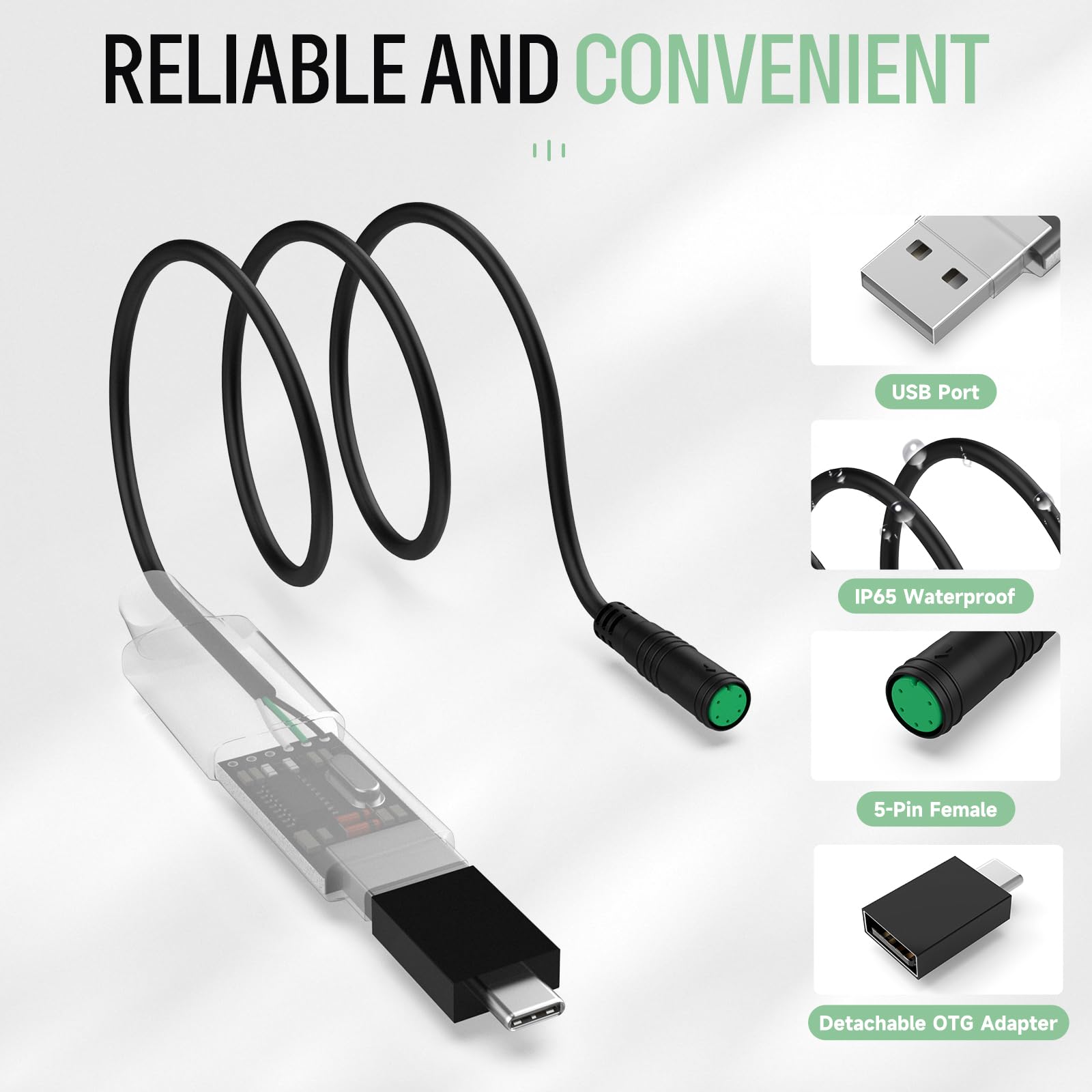 Cavo di programmazione USB per bici elettrica 8fun Bafang BBS01