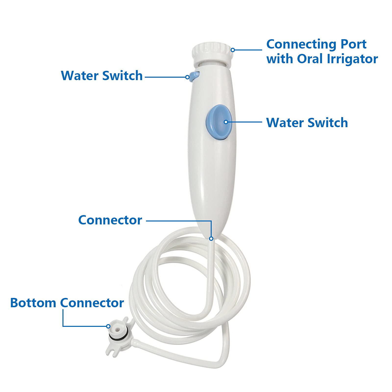 Irrigatore Orale, Maniglia Idropulsore, Sostituzione Tubo di Ricambio per WP-100