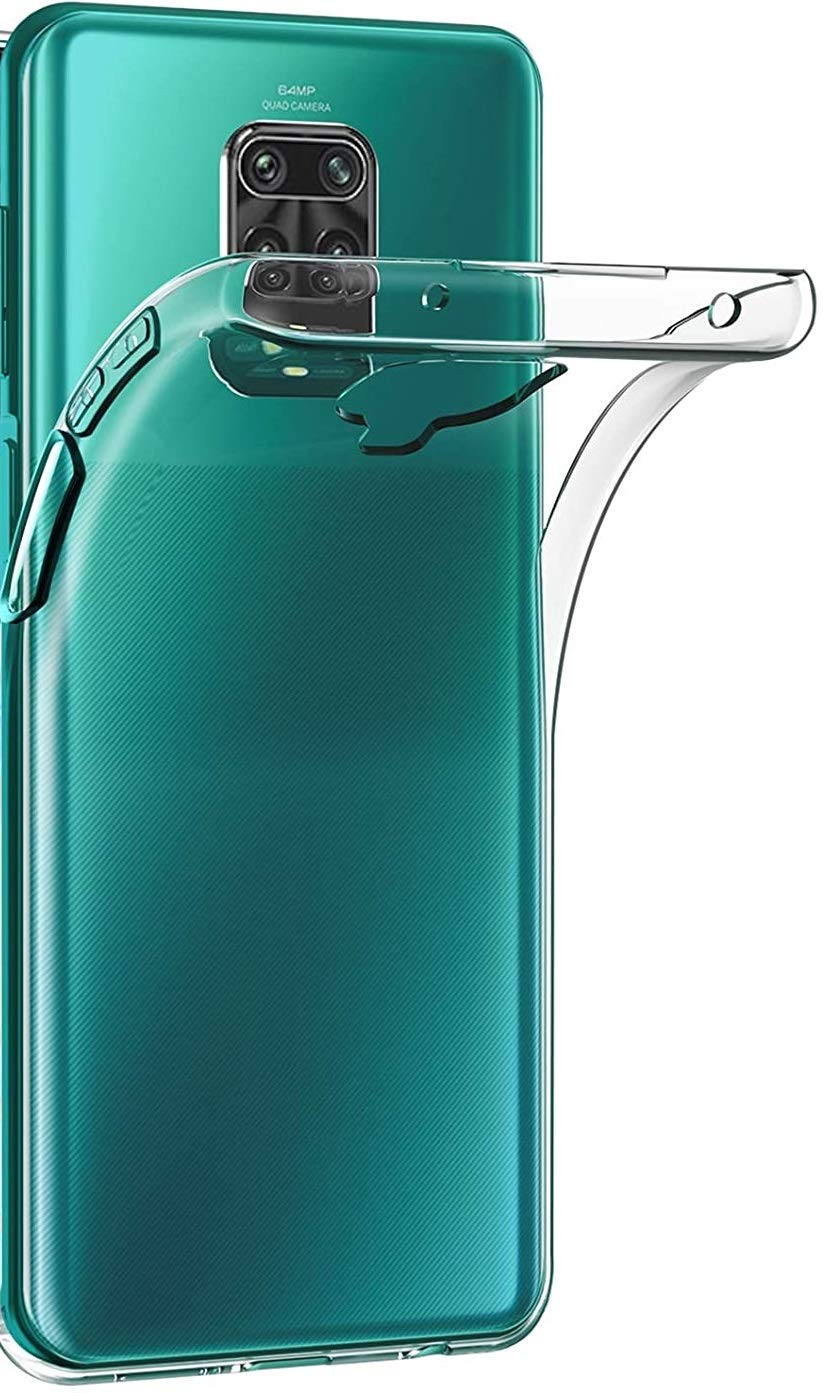 Captor Cover Trasparente Per Xiaomi Redmi Note 9 Pro/9S - Custodia TPU Morbida, Anti-ingiallimento, Bordo Rialzato - 2