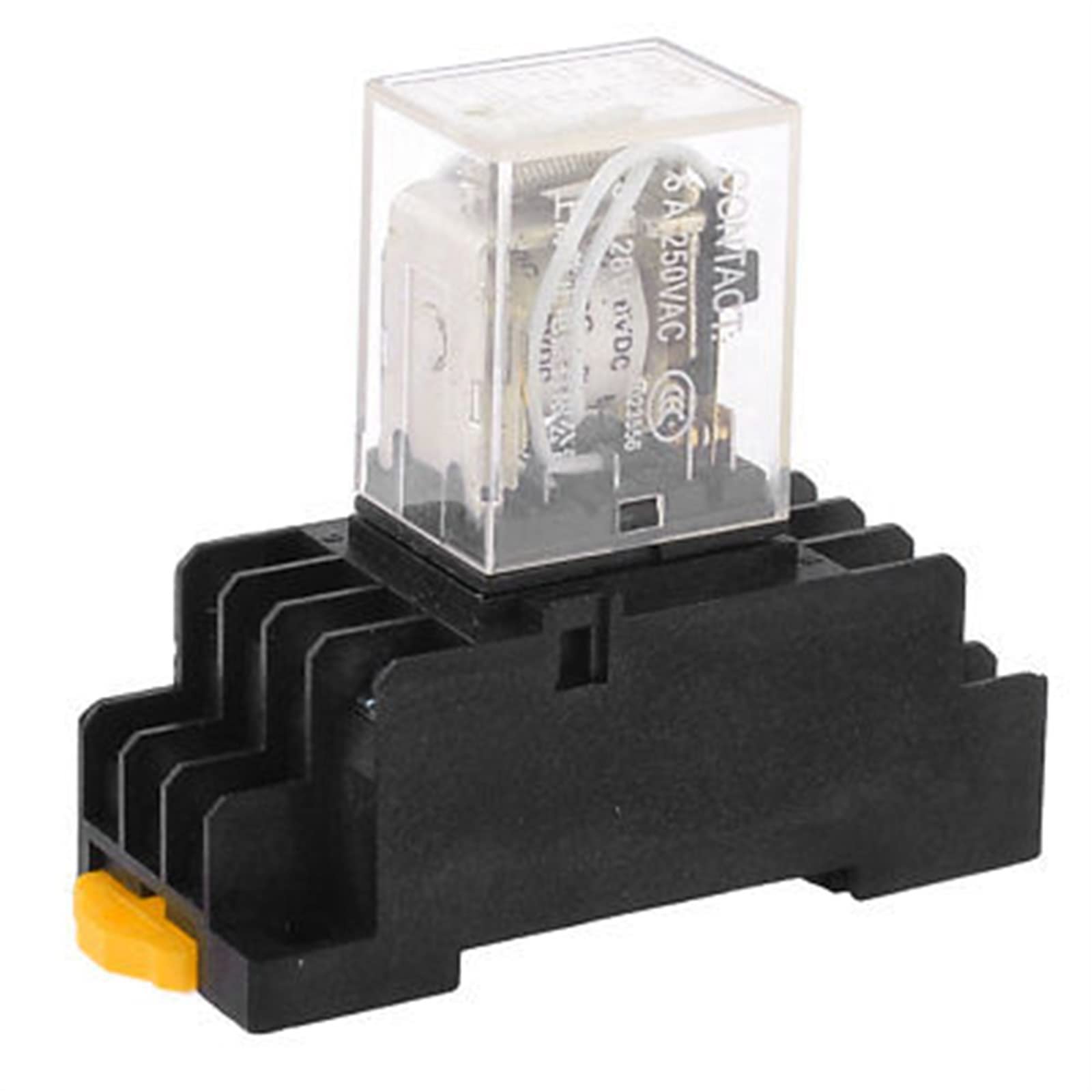 VDOQTLJT 2Pcs HH53P DC 6V Coil 3PDT 11 Pins Electromagnetic Power Relay w PYF11A Socket