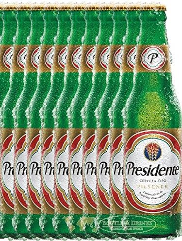 12x PRESIDENTE Ber of dominican Rep. 330ml bottle