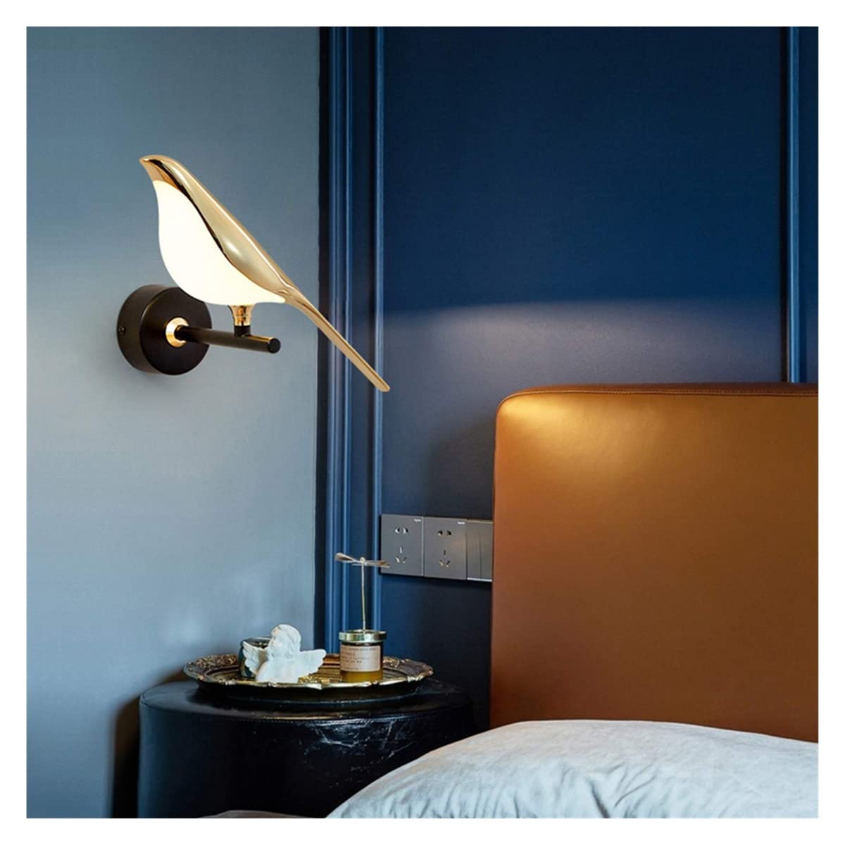 レビュー高評価商品 毎日使える便利品 ポストモダン鳥のLEDウォールランプノルディックメッキゴールドアクリル寝室のベッドサイドウォールスコンスルウェイ通路通路階段の壁の照明器 話題商品 今だけ 売上急増中 ブラケットライト 送料無料実施中 Amazon.co.jp: ブラケットライト ポストモダン鳥のLEDウォールランプ