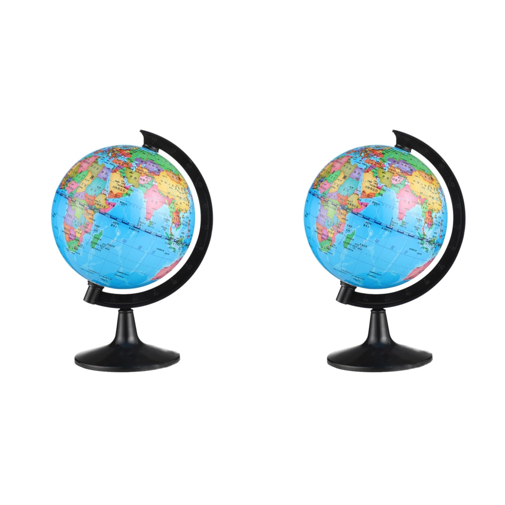 Jnchdghwa 2X Small World Globe Portable Rotating Globe Suitable for Learning Geography and Decoration of Children'S Rooms,10.6CM