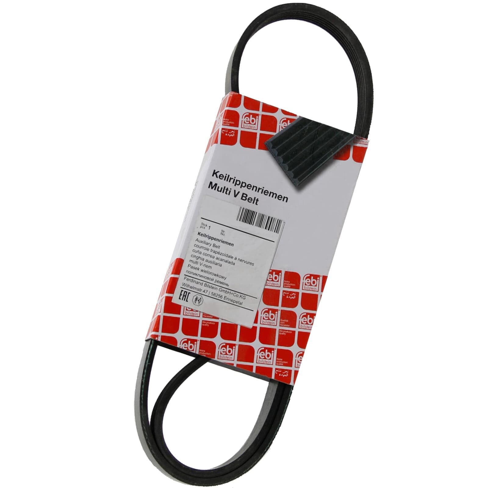 Febi bilstein 39791 Correa trapezoidal, número de nervaduras 6, 1
