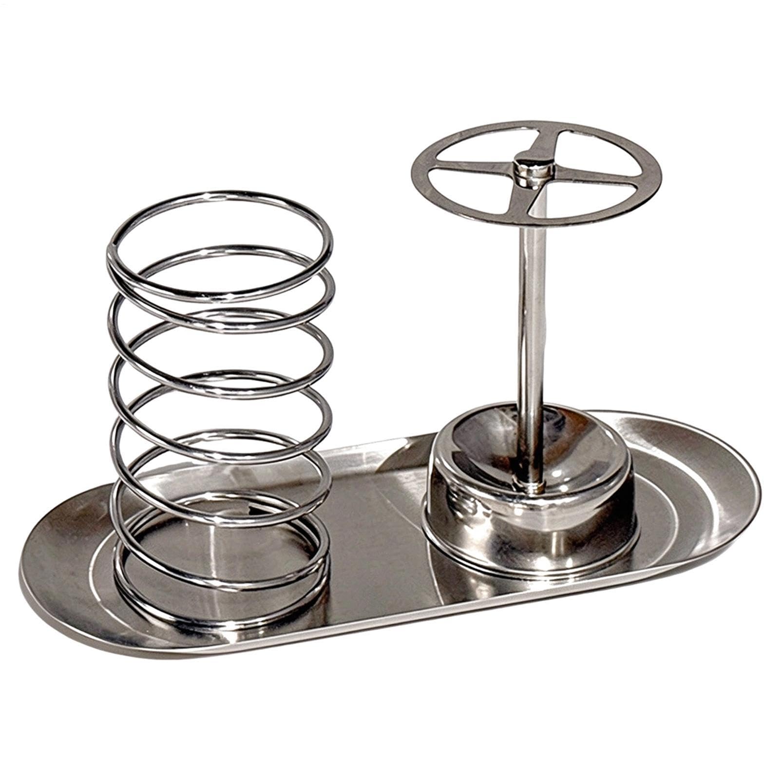 Zahnbürstenhalter und Zahnpastahalter 3-teilig, robust, modern, mit | Zahnbürstenaufbewahrung Zahnpastatubenquetscher für Zuhause Dusche Zahnbürstenhalter + Aufbewahrungsrohr + Tablett