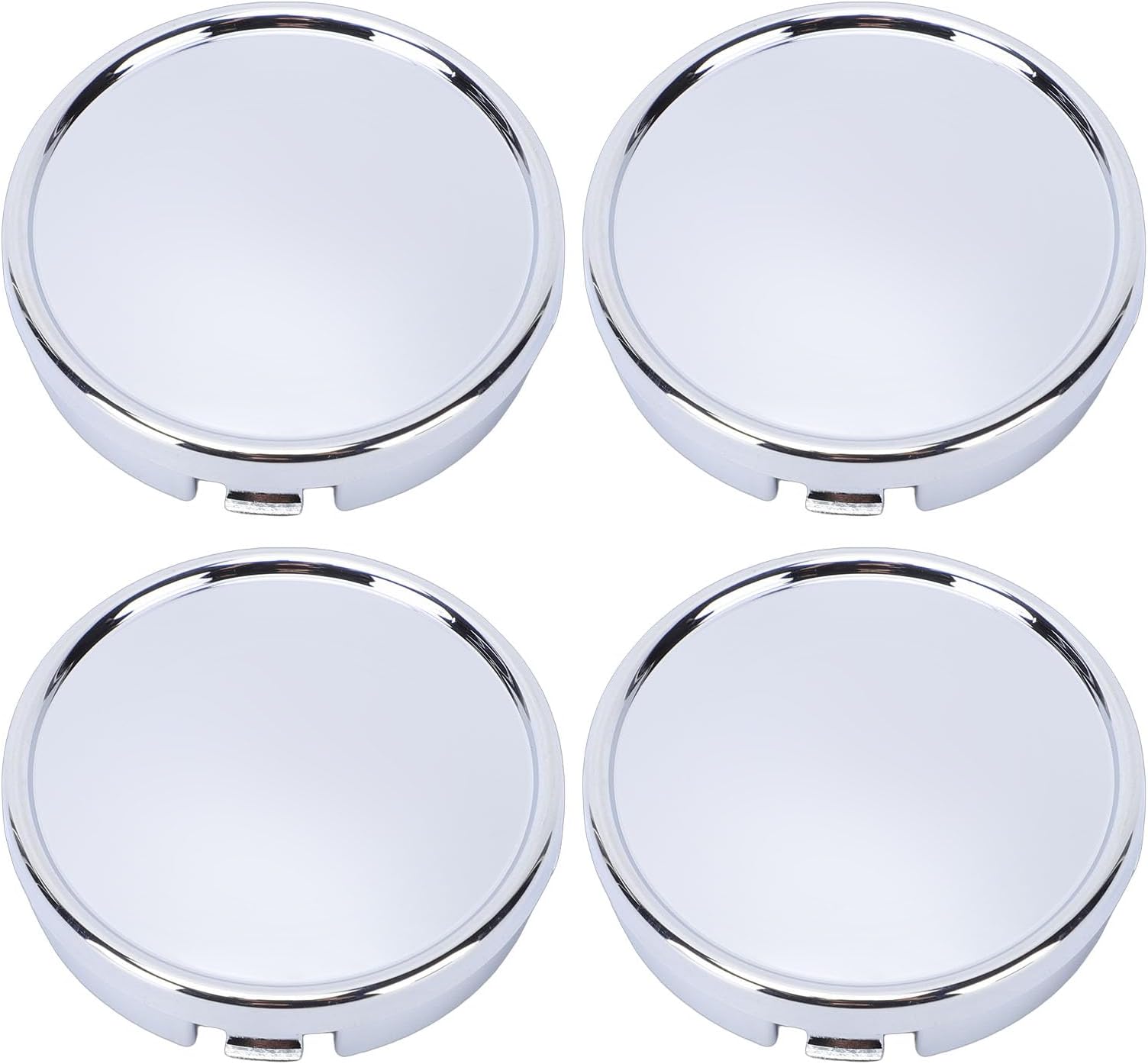 Title 2: 64mm Wheel Center Caps - 4pcs Scratch Proof Abs Replacement For Xc60 Xc90 S60 V60 V90 (Silver)