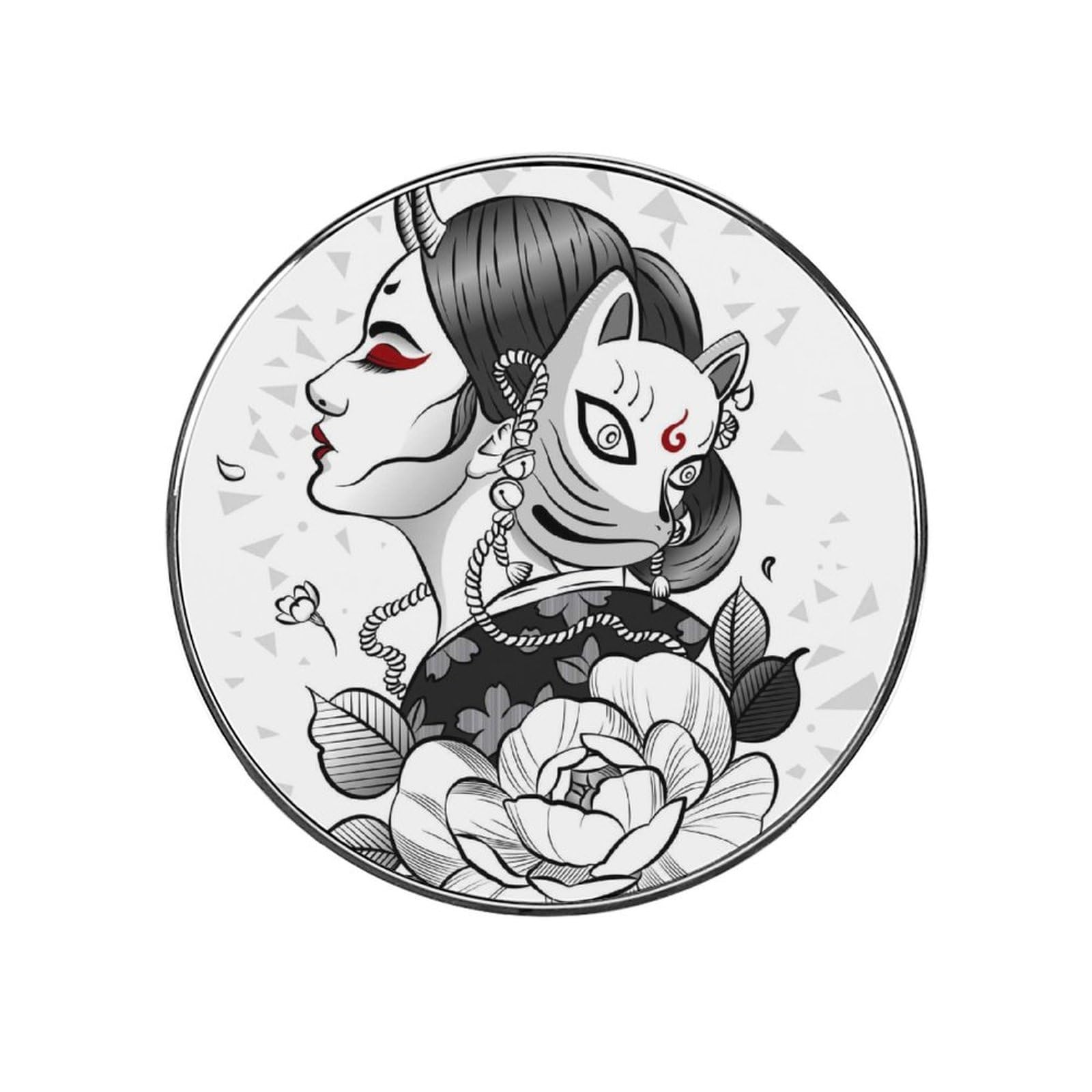 Japanese Woman Magnets For Fridge Kitchen Decoration For Refrigerators Whiteboards