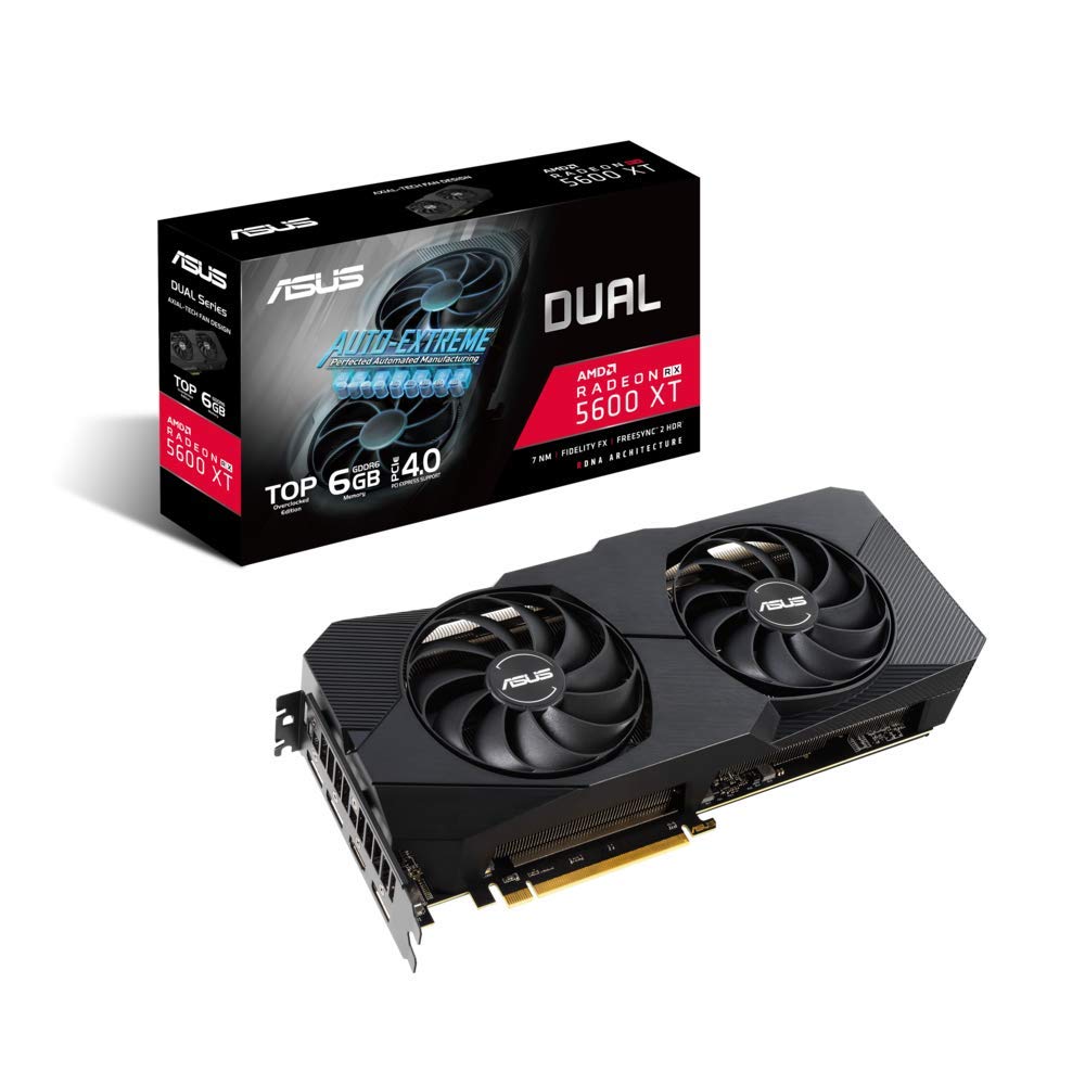 ASUS AMD Radeon Dual RX5600XT 6GB EVO Top Edition Gaming
