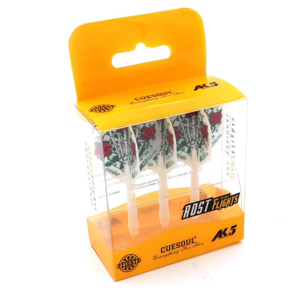 Cuesoul Tero Ak4 Dart Flights, Forma Estandar, Diseno De