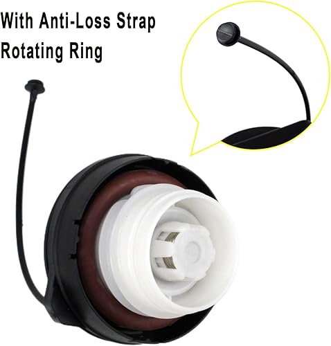 Miniatura 6 de 17670-T3W-A01 Tapa de depósito de combustible de repuesto compatible con Honda Accord Accord Hybrid Civic Crosstour CR-V Fit HR-V 2005-2021 | Acura