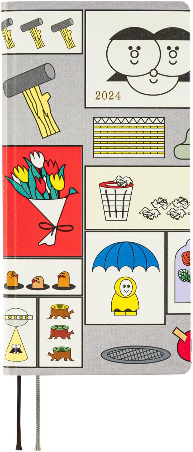 Hobonichi - Yuge Fabric Farm: Fish Scale Crest | A6 Techo Cover – Nishura EAST