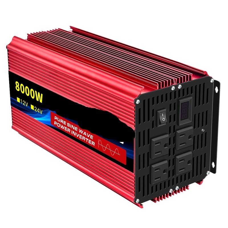 Inversor de Onda sinusoidal Pura DC12V/24V a CA 60HZ 1600W 2500W 3500W 4500W 5000W 6000W 7000W 8000W Convertidor Potencia(3500W 12V)