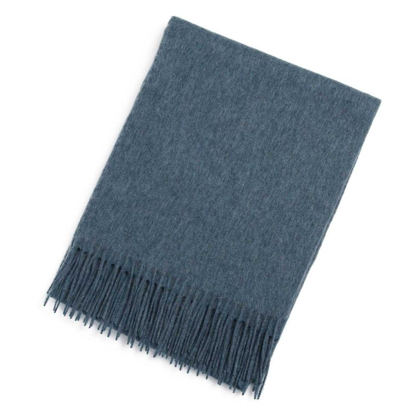 Écharpe d'hiver féminine en maille unie chaude pour épaule