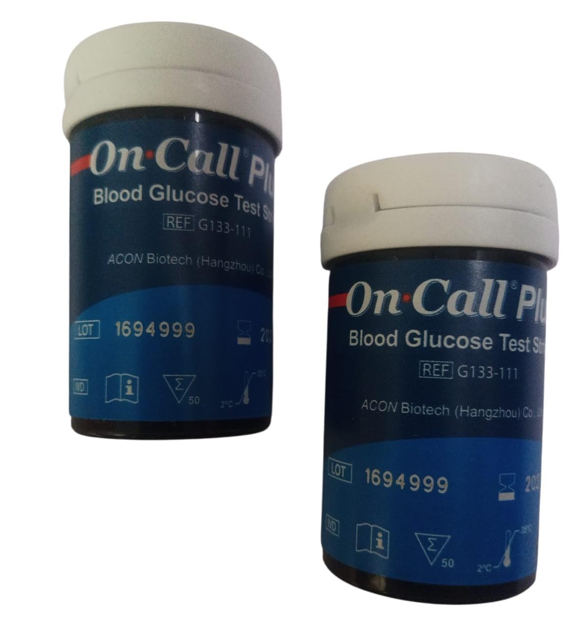 Drchem On Call Plus Blood Glucose Test Strips 100 Strips on call plus glucometer strips code 007-picture-18