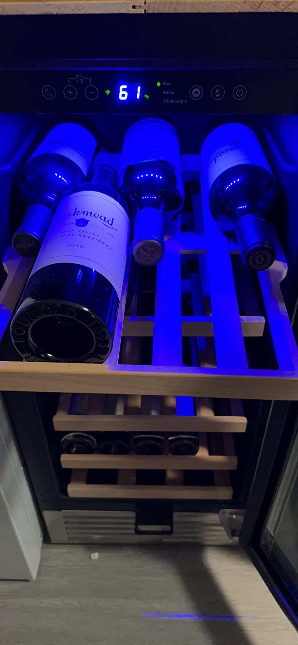 95/mo Finance BODEGA Wine Cooler Refrigerator 24 Inch, 154 Bottles Wine Refrigerator Dual