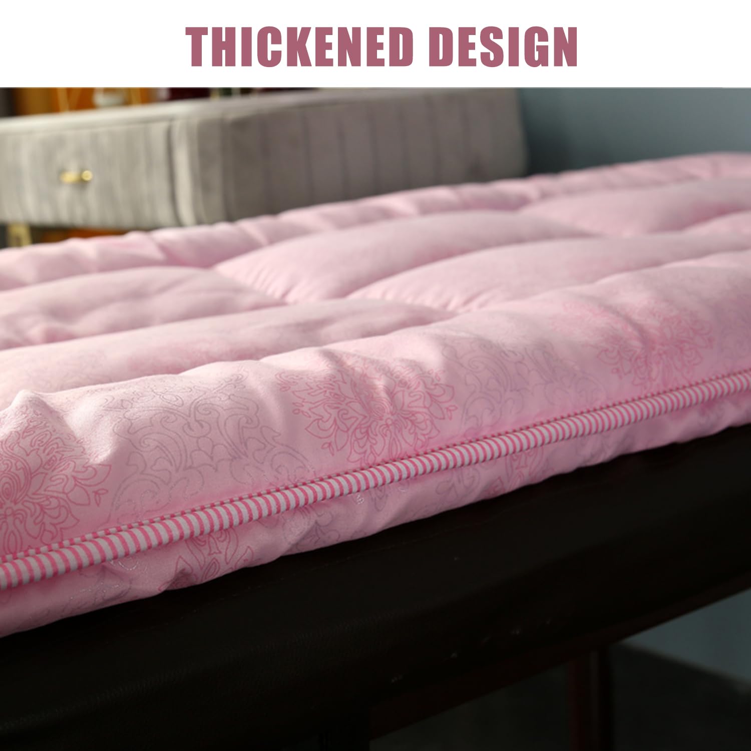Almohadilla Para Mesa De Masaje De Spa Con Orificio Para La Cara Adorno Acolchado Para Mesa SPA Masaje De Belleza Funda De Cama Para Pestañas Con Banda Elástica Lavable,White(s),185 * 60cm